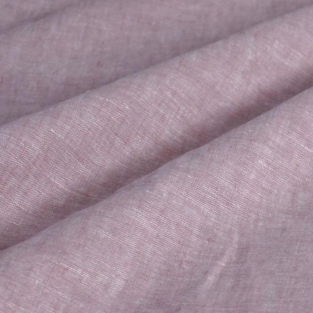 REST  Leinenstoff melange pastell rosa